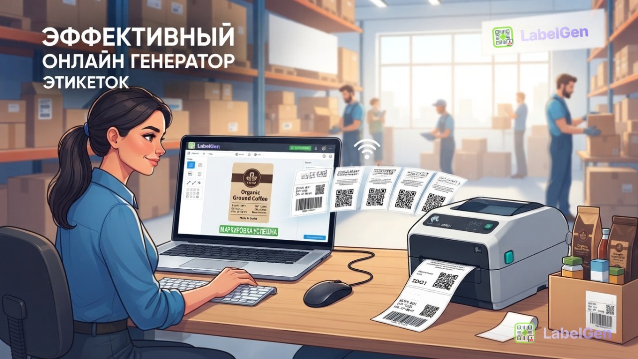 Эффективный генератор этикеток онлайн: ключ к быстрой и безошибочной маркировке товаров