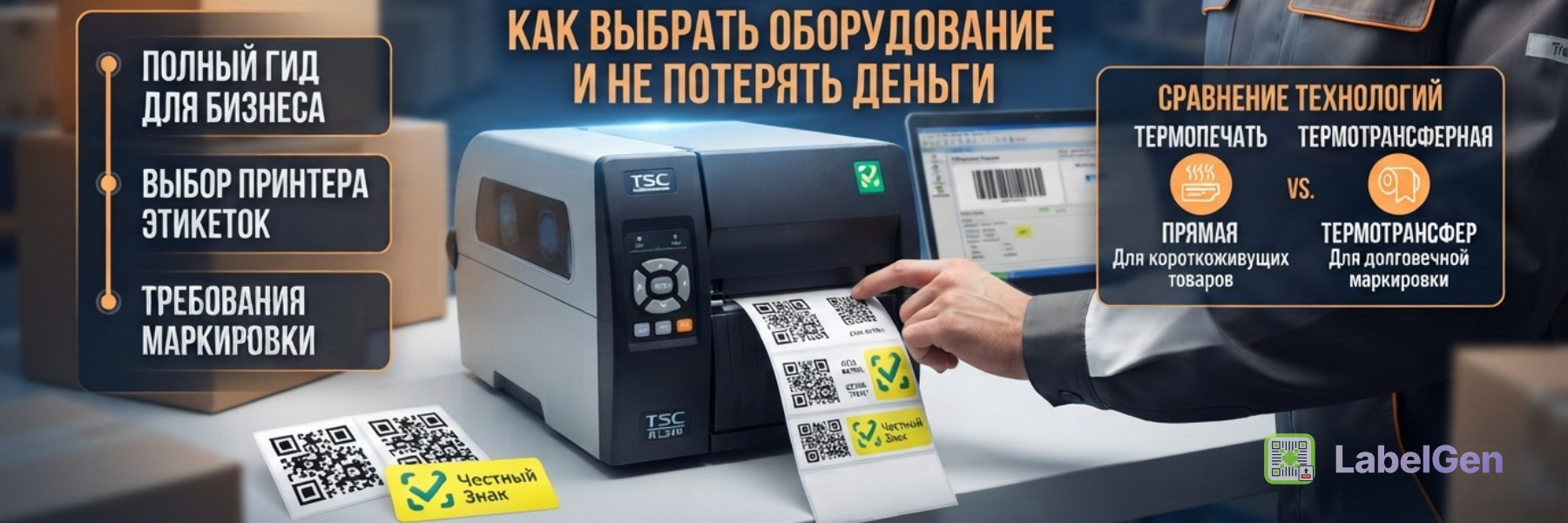 Принтер для маркировки «Честный Знак»: как выбрать оборудование и не потерять деньги